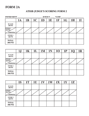 ATSSB Judge's Scoring Form 2