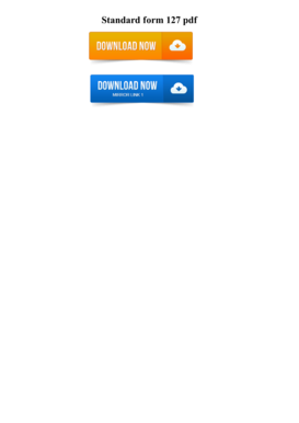 Standard Form 127 Request for Official Personnel Folder