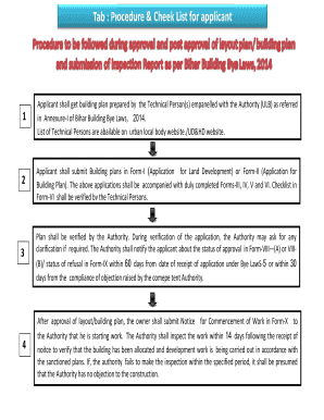 Bihar Building Plan Application Form
