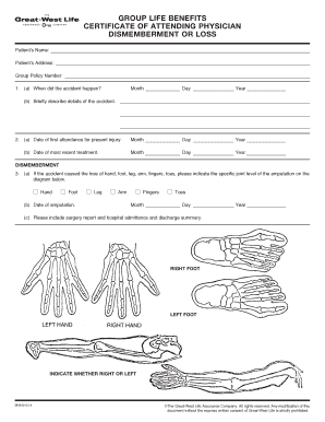 Group Life Benefits Disability Claim Form