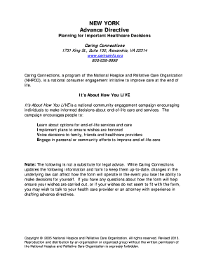 New York Health Care Proxy and Living Will
