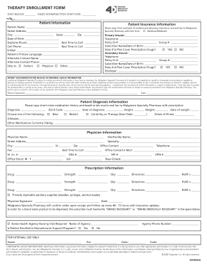 Therapy Enrollment Form