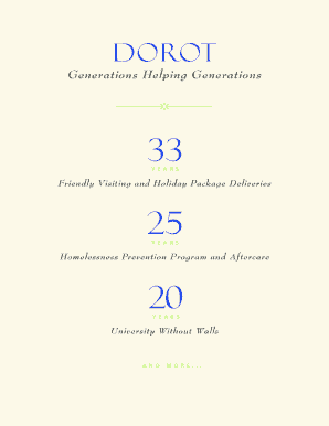DOROT 33rd Annual Spring Benefit Invitation