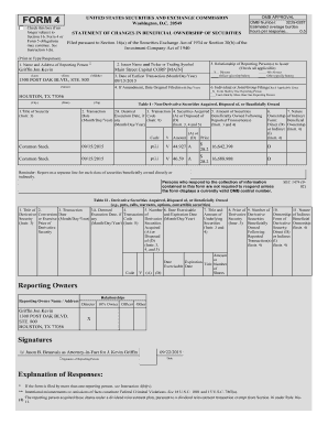 SEC Form 4 Statement of Changes in Beneficial Ownership