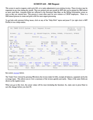 TAMUS Billing Request Form