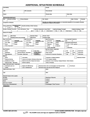 Intermediary Insured Situation Details Form