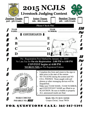 2015 NCJLS - Nueces County Junior Livestock Show - ncjls