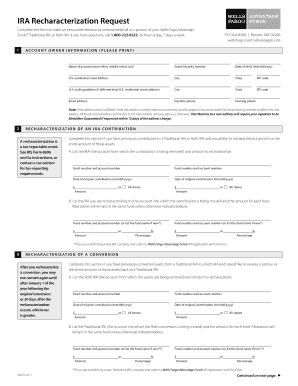 IRA Recharacterization Request Form