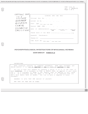 PIMI Form 35 Cook-Medley Subscale