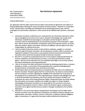 Non-Disclosure Agreement for Business Purchase