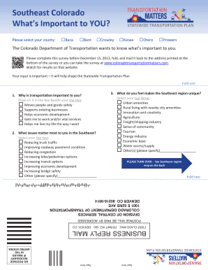 Colorado Transportation Survey