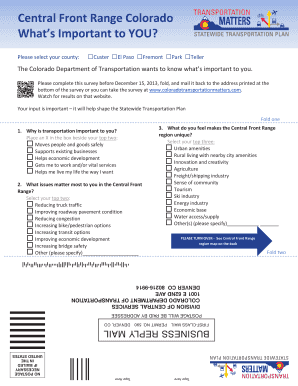 Colorado Transportation Survey