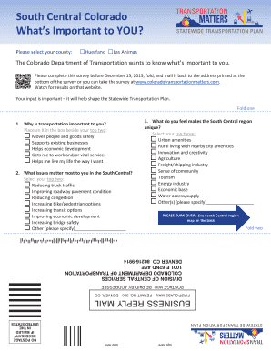 Colorado Transportation Survey