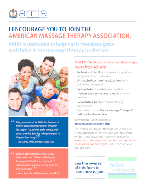 AMTA Professional Membership Application