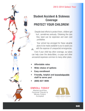 Student Accident & Sickness Insurance Enrollment Form