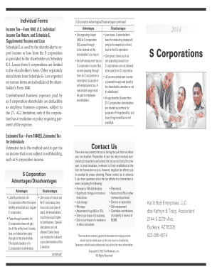 S Corporation Tax Advantages and Disadvantages