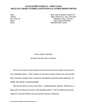 Manuscript Submission Form