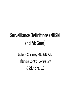 NHSN Surveillance Definitions Quiz