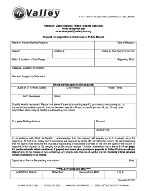 Public Record Request Form
