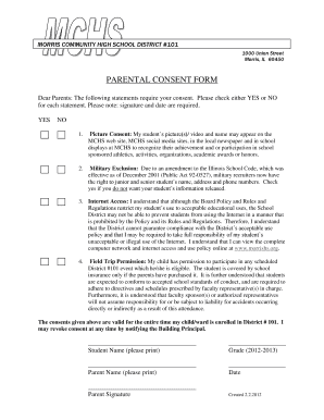Parental Consent Form
