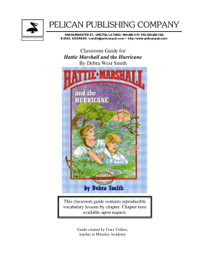 Classroom Guide for Hattie Marshall and the Hurricane