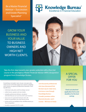 Master Financial Advisor Designation Program
