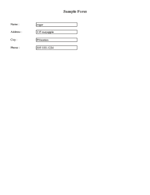 Form preview