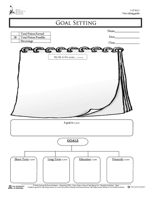 Goal Setting Worksheet
