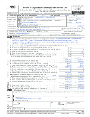 Form 990 Return of Organization Exempt From Income Tax