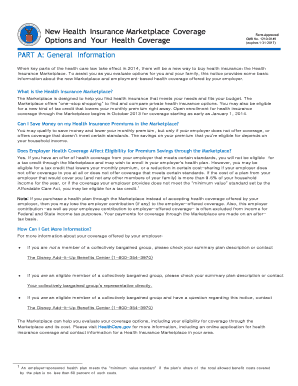 Health Insurance Marketplace Coverage Notice