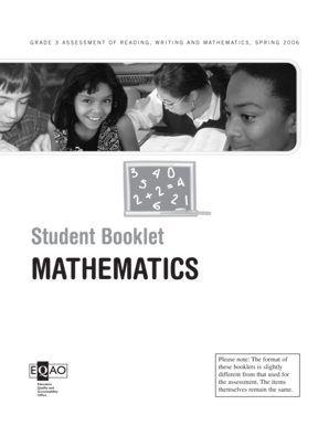 Grade 3 Mathematics Assessment