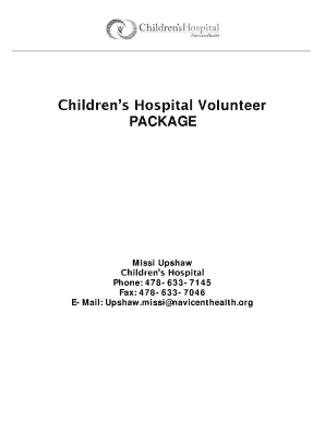 Adult Volunteer Application Form