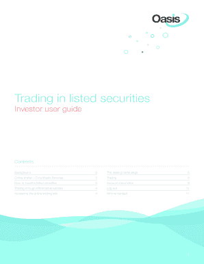 Share Trading Facility and Adviser Authority Form
