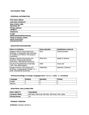 Form preview