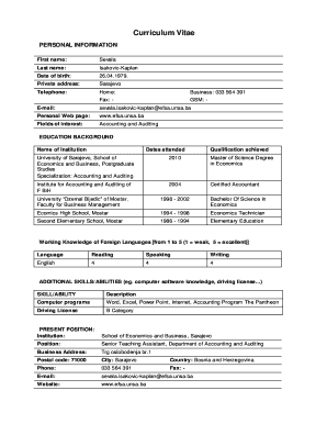 Form preview