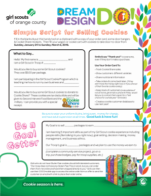 Girl Scout Cookie Sales Guide