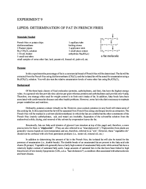 Organic chemistry worksheet with answers pdf - A fat molecule - Winona - course1 winona