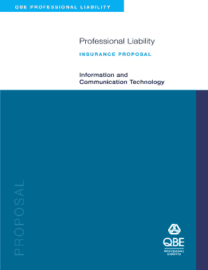 Professional Liability Insurance Proposal