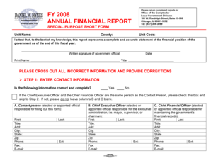 FY 2008 Annual Financial Report