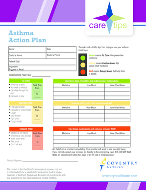 Asthma Action Plan