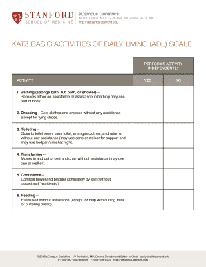 Katz ADL Scale