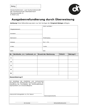 Ausgabenrefundierung