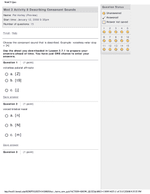 Example of a itinerary - Mod 3 Activity 8 Describing Consonant Sounds Unanswered - www2 leeward hawaii