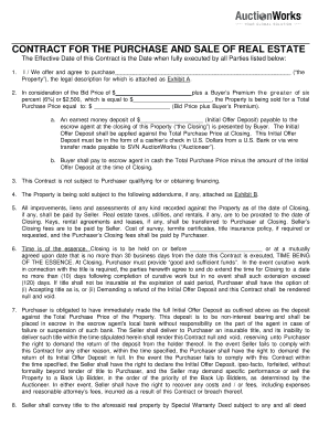 Contract for Purchase and Sale of Real Estate