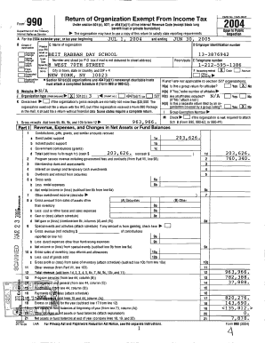 Form 990 Tax Exemption Application