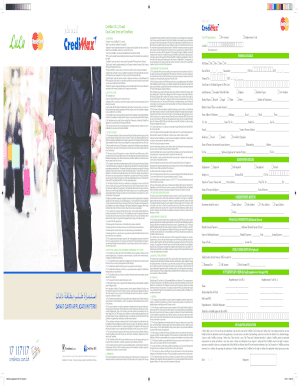 CrediMax Lulu Hypermarket MasterCard Terms and Conditions