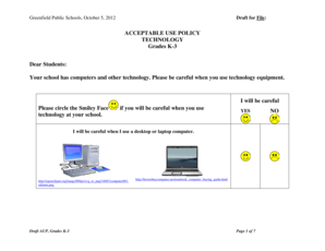 Acceptable Use Policy for Technology
