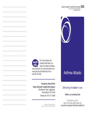 Asthma Emergency Action Plan