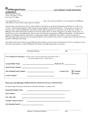 Electronic Funds Transfer Agreement