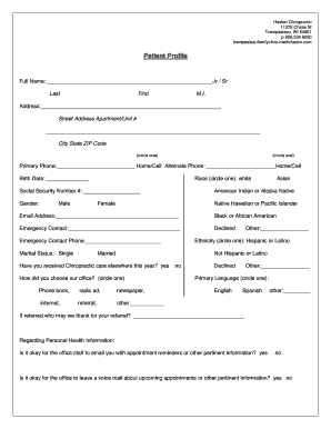 Patient Information and Consent Form